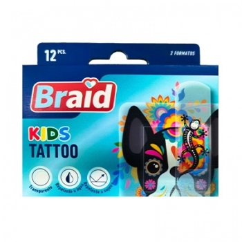 CURATIVOS KIDS TATTOO (2 FORMATOS) C/ 12UN