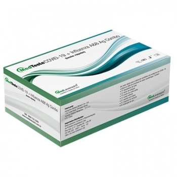 TESTE MEDTESTE COVID19 + INFLUENZA A/B AG C/10 UN MEDLEVENSOHN