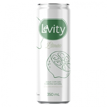 AGUA SABORIZADA LEVITY SABOR LIMAO 350 ML C/12 UND