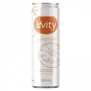 AGUA SABORIZADA LEVITY SABOR TANGERINA 350 ML C/12 UND