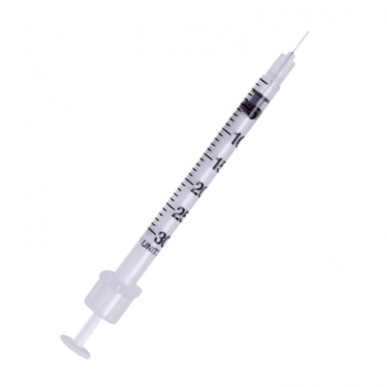 SERINGA INSULINA 0,3ML C/ AGULHA 6X0,25 INDIVIDUAL UNIQMED