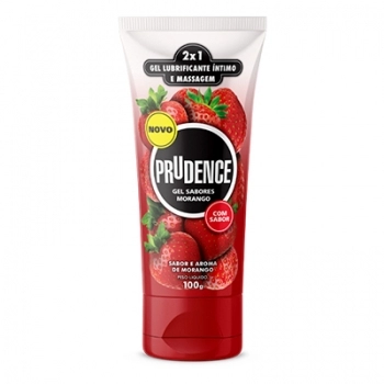 GEL LUBRIFICANTE MORANGO 100G PRUDENCE