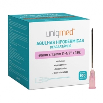 AGULHA 40X1,20 C/100 UNIQMED