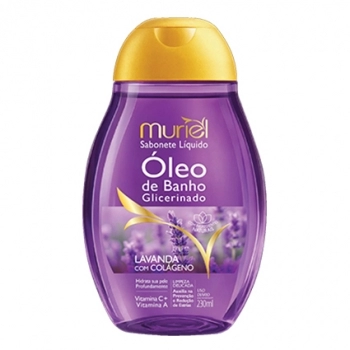 SABONETE LIQ. ÓLEO DE BANHO MURIEL LAVANDA COM COLÁGENO 230ML