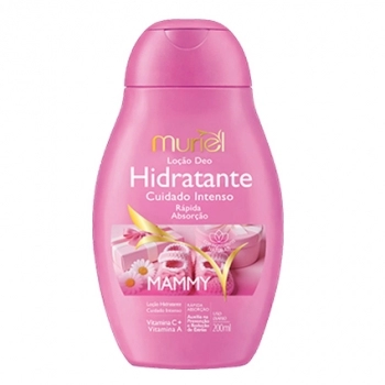 LOÇÃO HIDRATANTE CORPORAL MURIEL MAMMY ACAO DES 200ML