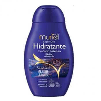 LOÇÃO HIDRATANTE CORPORAL MURIEL ELIXIR ÁRABE ACAO DES 200ML