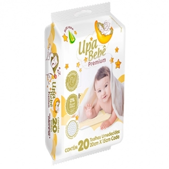 TOALHAS UMEDECIDAS UPA BEBE PREMIUM POCKET 48UN WIPEX