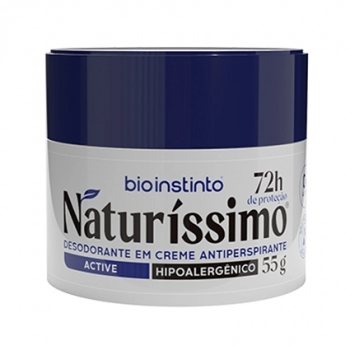 DESODORANTE EM CREME NATURISSIMO ACTIVE 55G BIO INSTINTO