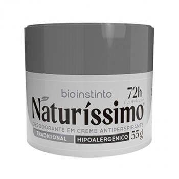 DESODORANTE EM CREME NATURISSIMO TRADICIONAL 55G BIO INSTINTO