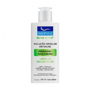 SOLUCAO MICELAR ANTACNE 140ML NUPILL