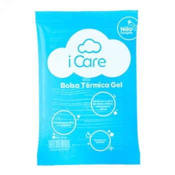 BOLSA TERMICA GEL NAO CONGELAVEL GRANDE AZUL ICARE