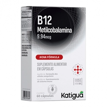 B12 METILCOBALAMINA DOSE MAXIMA C/60 CAPS KATIGUA