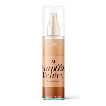 BODY SPLASH AJ VANILA VELVET 220ML ANJO PARIS (INSPIRACAO BARE VANILLA CASHMERE)