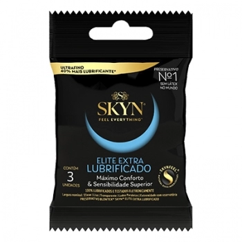 PRESERVATIVO BLOWTEX SKYN ELITE EXTRA LUBRIFICADO C/3