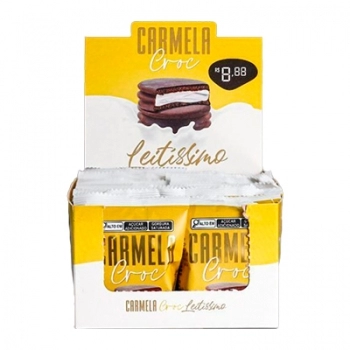 ALFAJOR CROC LEITISSIMO 40G C/ 20 UN CARMELA