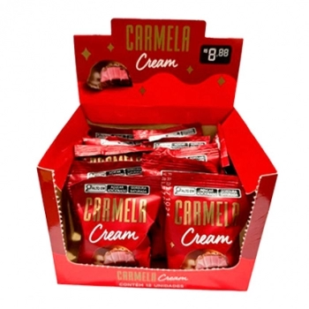 CREAM MORANGO 25G C/ 12 UN CARMELA
