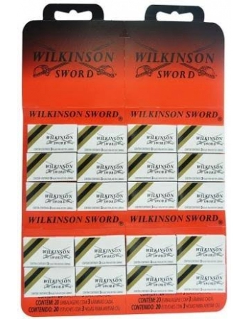 LAMINA DE BARBEAR WILKINSON CARTELA 20X3 UN MULTILINK