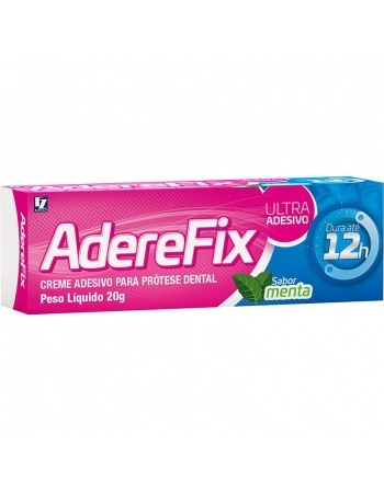 ADEREFIX FIXADOR DE PROTESE DENTAL SABOR MENTA 40G ADEREFIX