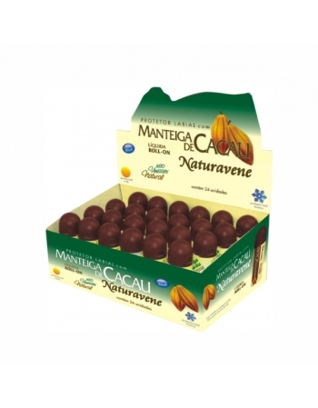 MANTEIGA DE CACAU ROLL-ON COM 24 NATURAVENE